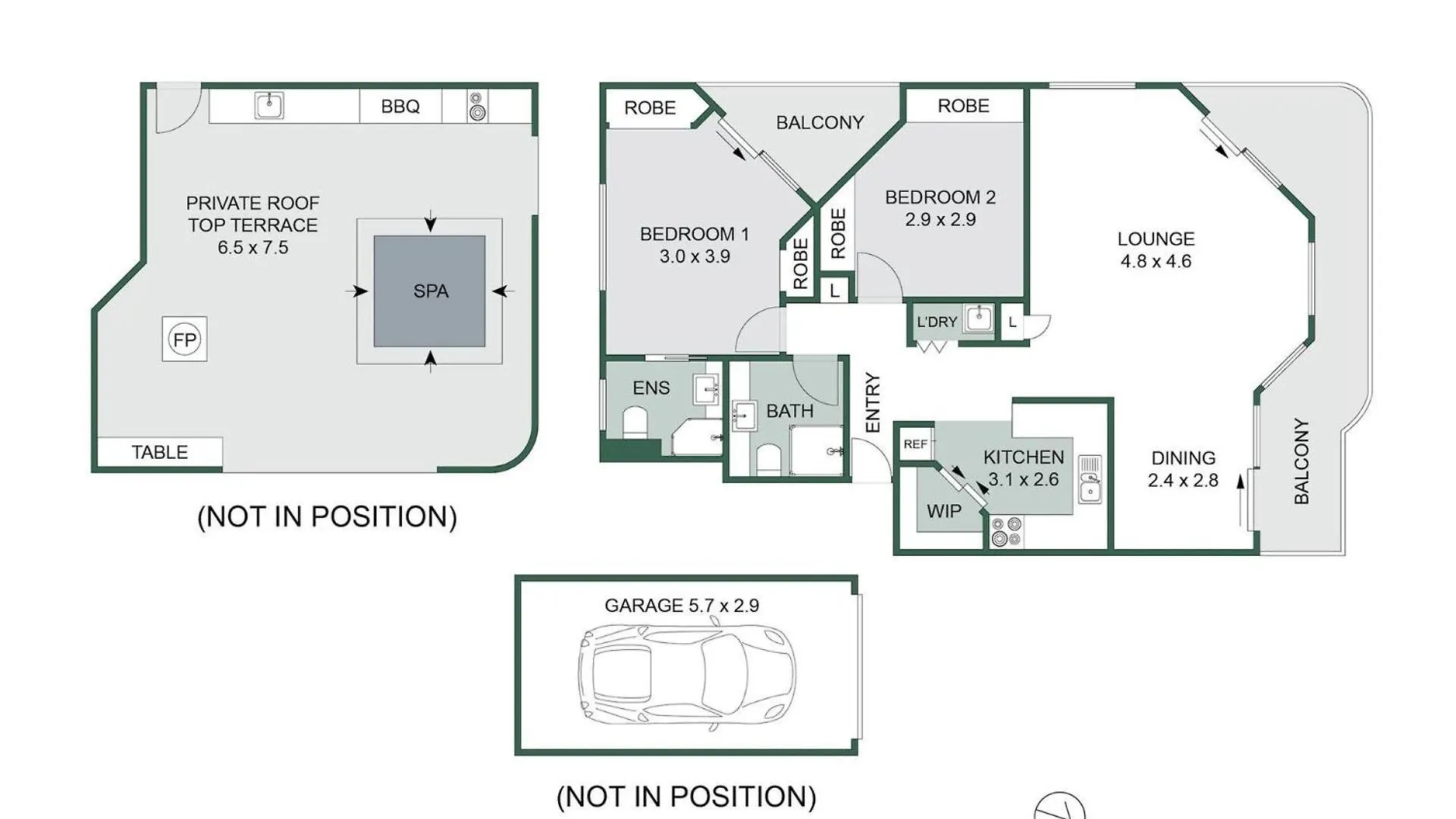 Lejlighed Stunning Rooftop Retreat With Private Jacuzzi Maroochydore